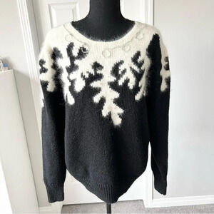 Vintage 80s Miréne Rabbit Hair Blend Faux Pearl Accents Sweater
